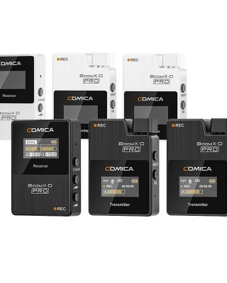 COMICA BoomX  D D2 One  Trigger  Two 2 4G Digital Wireless Microphone System3 5mm Interface for DSLR Cameras