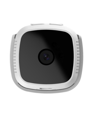 CAMSOY C9  DV Mini HD 1920x1080P 70 Degree Wide Angle Wearable Intelligent Network Surveillance Camera  Support Motion Detection Alarm   Infrared Night Vision   64GB TF Card  White