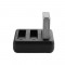 For DJI Osmo Action 4   3 Tri  Slot Batteries Charger  Black