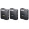 Godox MoveLink II M2 Wireless Lavalier Microphone System with 2 Transmitters and 1 Receiver for DSLR Cameras and Camcorders  Black