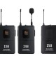 XTUGA CM4 UHF Dual Wireless Lavalier Microphone Lapel Mic System XTUGA CM4 UHF Dual Wireless Lavalier Microphone Lapel Mic System