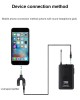 XTUGA CM4 UHF Dual Wireless Lavalier Microphone Lapel Mic System XTUGA CM4 UHF Dual Wireless Lavalier Microphone Lapel Mic System