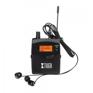 XTUGA RW2080 UHF Wireless Stage Singer In  Ear Monitor System Single BodyPack Receiver