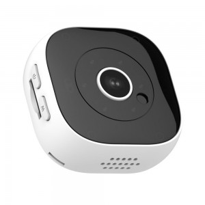 H9 Mini HD 1280x720P 120 Degree Wide Angle Wearable Smart Wireless WiFi Surveillance Camera  Support Infrared Night Vision   Motion Detection Recording   10  20m Local Monitoring   Loop Recording   64GB Micro SD  TF  Card  White