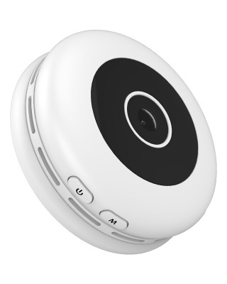 H11 Mini HD APP 1080P 120 Degree Wide Angle Wearable Smart Wireless WiFi Surveillance Camera  Support No Light Infrared Night Vision   Motion Detection Recording   Photograph   Loop Recording  White