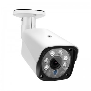 633W   A 3 6mm Lens 1500 TVL CCTV DVR Surveillance System IP66 Weatherproof Indoor Security Bullet Camera with 6 LED Array  Support Night Vision  White