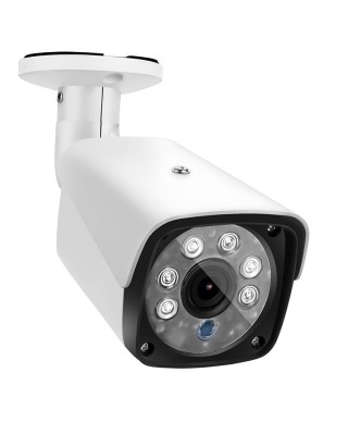 633H2   IP POE  Power Over Ethernet  1080P IP Camera Home Security Surveillance Camera  IP66 Waterproof  Support Night Vision   Phone Remote View  White