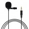 For Rode Wireless Camera Lavalier Microphone  Length 1 5m  Black