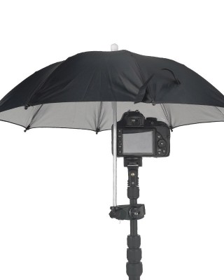 50cm Camera Umbrella Sunshade Adjustable Mobile Phone Parasol With Clip