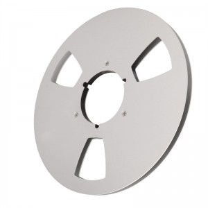 3 Hole Wind Resistance Holes 10  inch Takeup Reel Open Reel Audio Aluminum Alloy Takeup Reel 1 4 10inch Empty Tape Reel for Recording